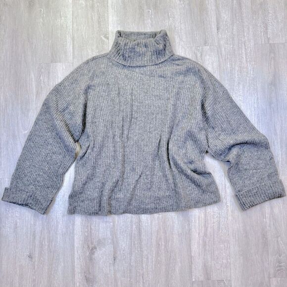 Gray Turtleneck Sweater - Picture 1 of 4